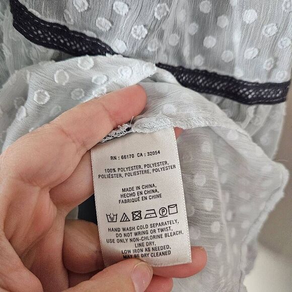 Maeve Swiss Dot Sheet Blouse - Picture 6 of 8